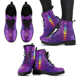 Chakra Mandala Women's Leather Boots