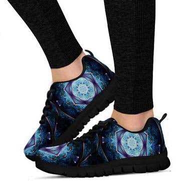 Blue Mandala Women's Sneakers