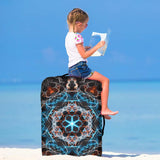 Fiery Mandala Luggage Cover