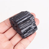 1 Box Black Tourmaline Raw Crystals