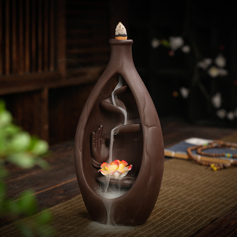 Flowing Mountain Incense Burner