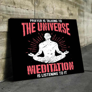 Universe & Meditation Canvas Wall Art