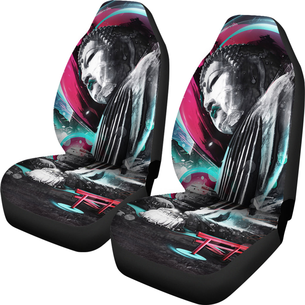 Buddha Pop Art Car Seat Covers