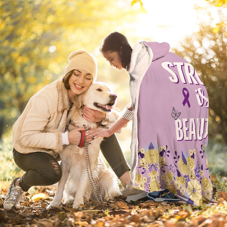 Strong & Beautiful Hooded Blanket